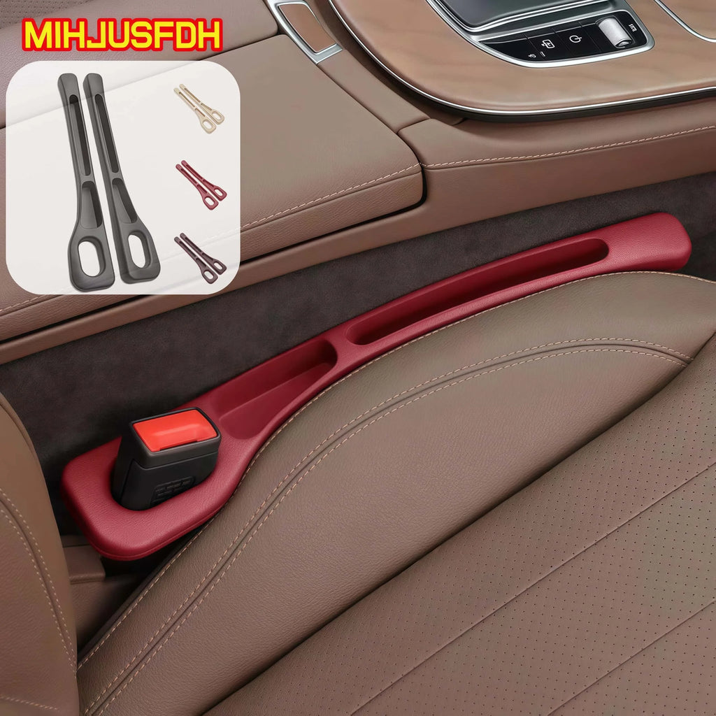 1/2-Pack Universal Car Seat Gap Filler – Elastic Storage & Crevice Strip for Center Console