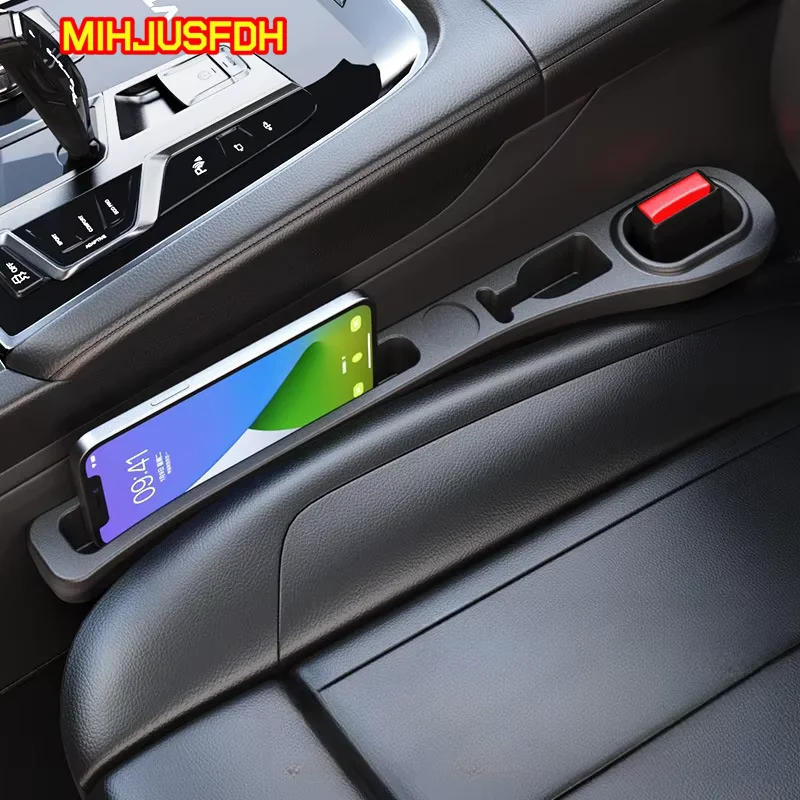 1/2-Pack Universal Car Seat Gap Filler – Elastic Storage & Crevice Strip for Center Console