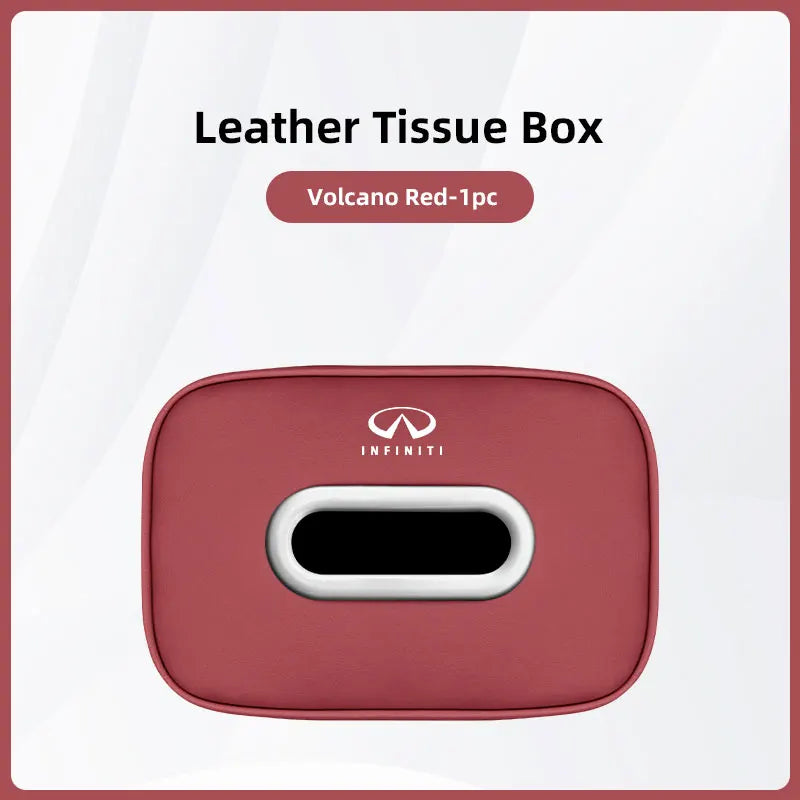 Car Tissue Storage Box Organizer Auto Accesories for Infiniti QX55 QX50 QX60 Q50 Q70L QX30 QX80 Q60 Q70 QX70 Q30 Q60S ESQ JX EX
