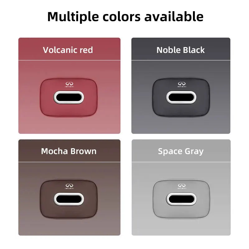 Car Tissue Storage Box Organizer Auto Accesories for Infiniti QX55 QX50 QX60 Q50 Q70L QX30 QX80 Q60 Q70 QX70 Q30 Q60S ESQ JX EX