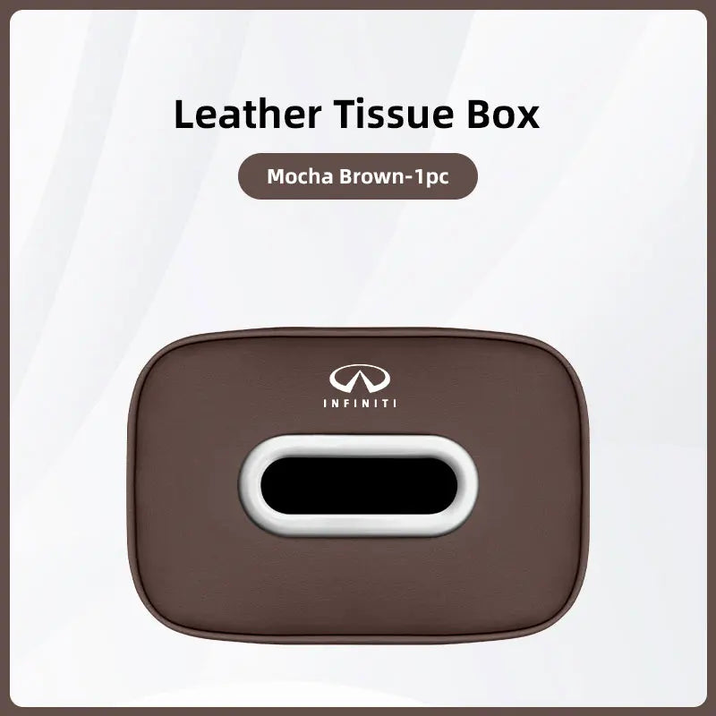 Car Tissue Storage Box Organizer Auto Accesories for Infiniti QX55 QX50 QX60 Q50 Q70L QX30 QX80 Q60 Q70 QX70 Q30 Q60S ESQ JX EX