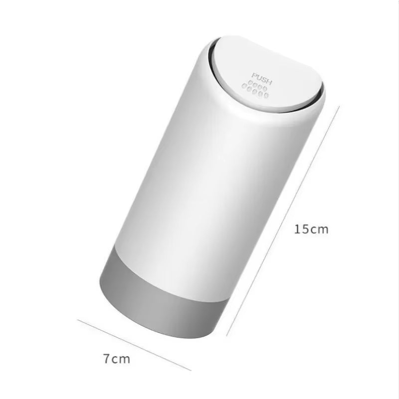 Mini Silicone Car Trash Can – Detachable & Washable Vehicle Storage Bin for Cup Holder, Door & Console
