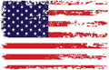 Distressed American Flag Decal - Made in USA